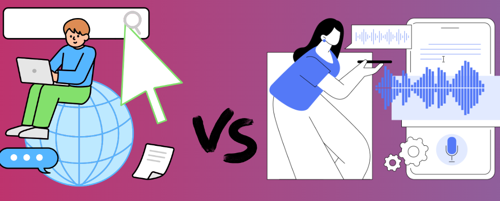 ¿En qué se diferencian las consultas de búsqueda por voz de las tradicionales?