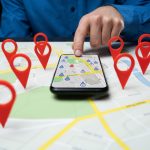 Mapa de Google Maps con negocios locales en Madrid optimizados para mejorar su visibilidad.