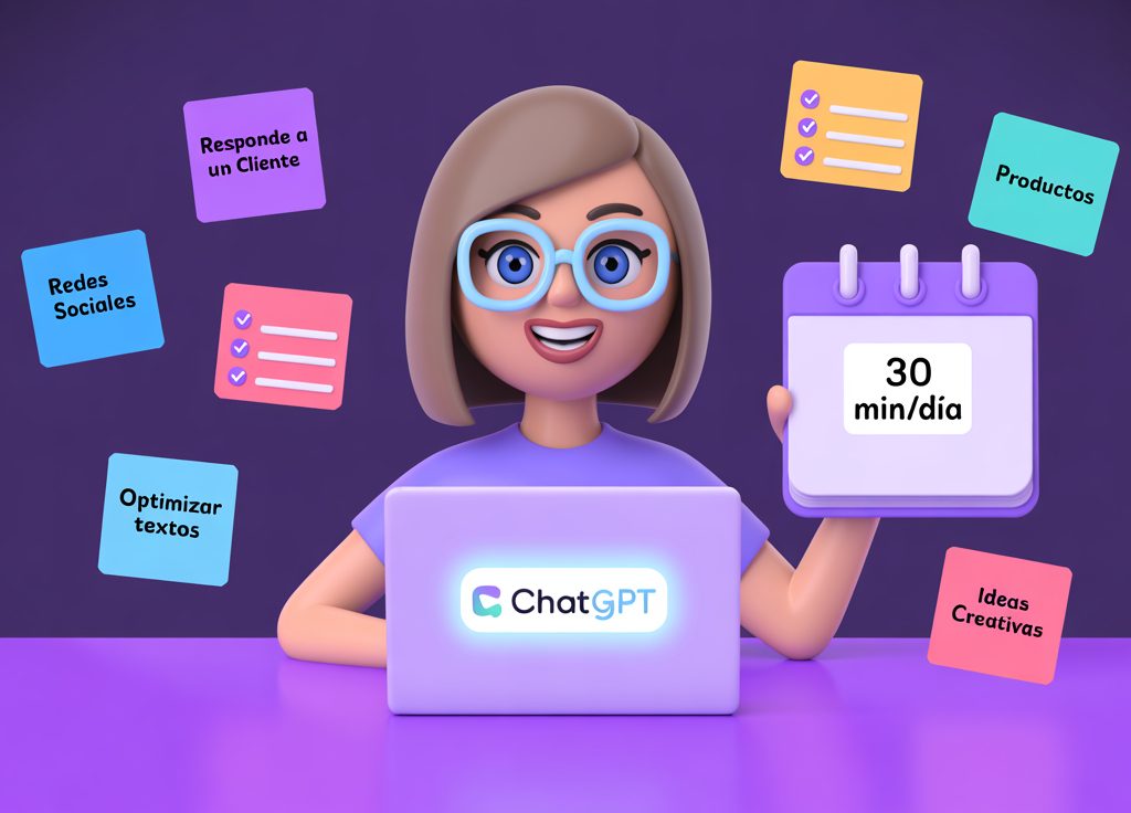 Aprender a usar ChatGPT para negocios reales con ejercicios + checklist