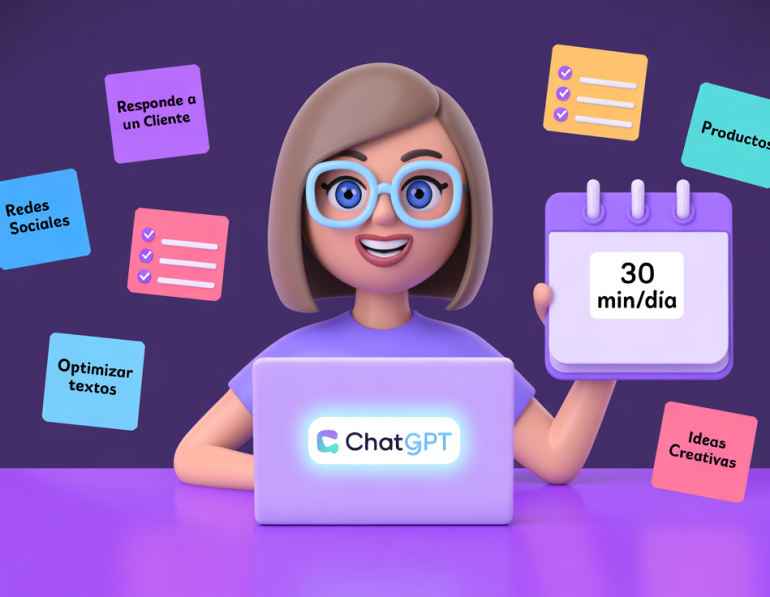 Aprender a usar ChatGPT para negocios reales con ejercicios + checklist