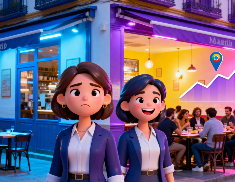 Keywords: SEO local Madrid, SEO local Madrid para restaurantes, SEO local para restaurantes de Madrid; Description: SEO para restaurantes en Madrid: Atrae clientes locales y llena tus mesas. Por beatrizagudo.es