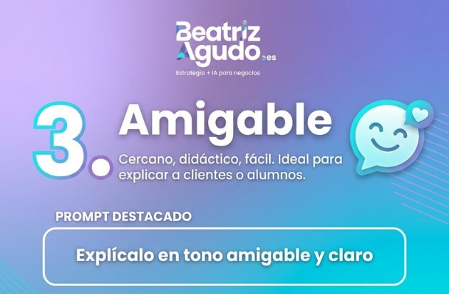  Estilo Amigable en ChatGPT