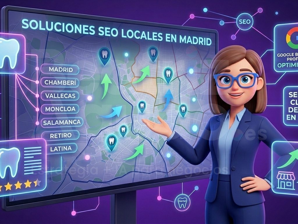 SEO para clínicas dentales en Madrid: cómo captar pacientes por barrios, no por presupuesto