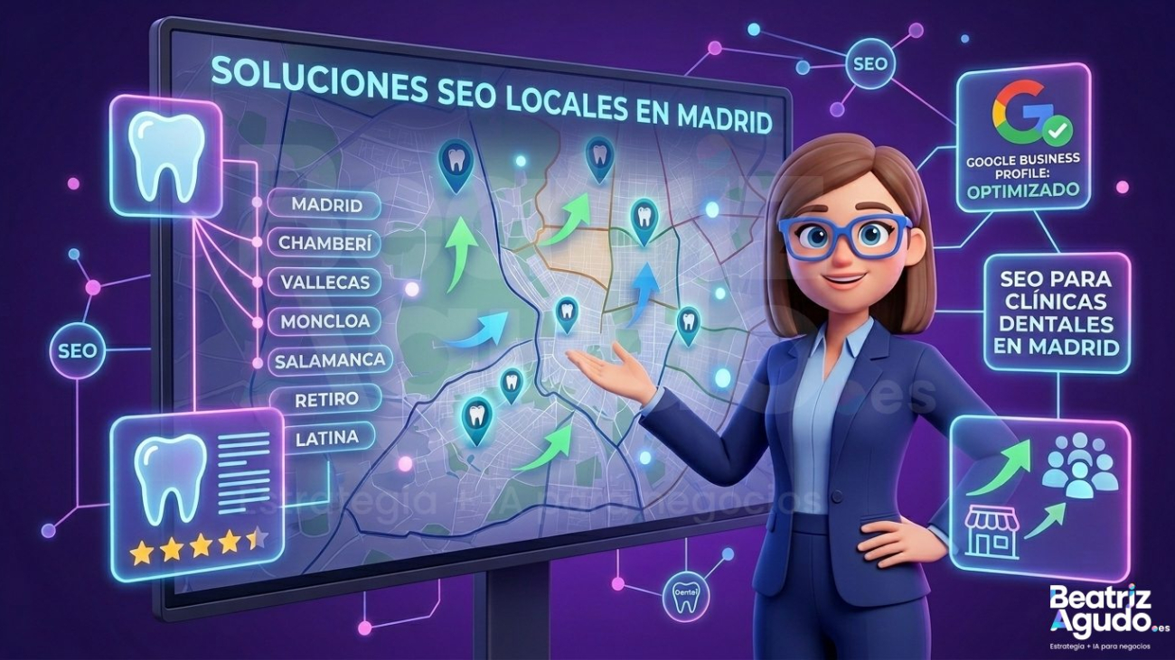 SEO para clínicas dentales en Madrid: cómo captar pacientes por barrios, no por presupuesto