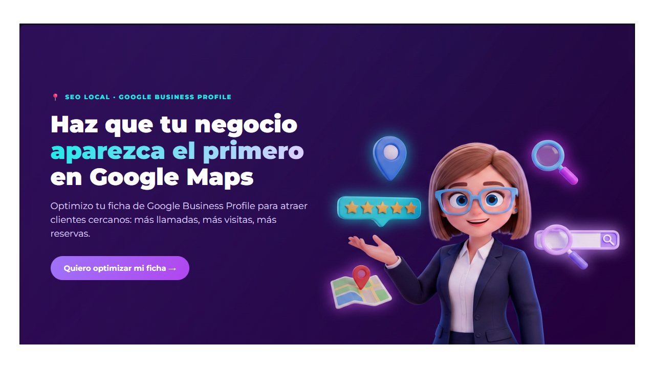 Haz que tu negocio aparezca el primero en Google Maps con beatrizagudo.es, consultora SEO local Madrid
